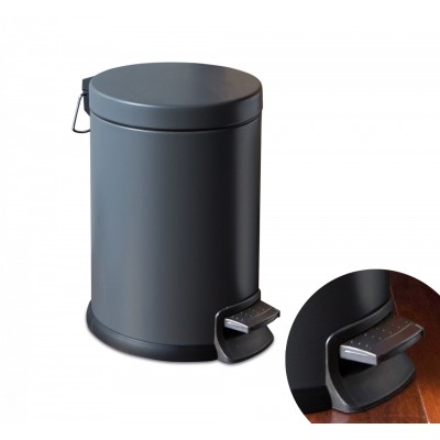 12L Galvanized iron foot pedal dust bin garbage bin